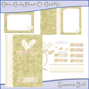 Cotton Candy Heart C5 Card Kit