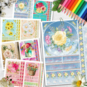 Floral 2 Card Making Set