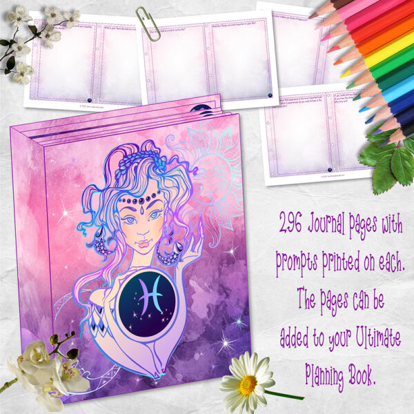 Astral Zodiac Pisces Ultimate Journaling Pages