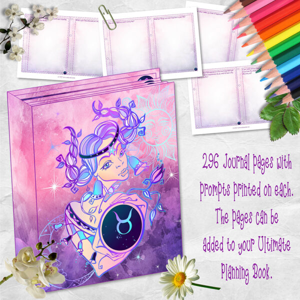 Astral Zodiac Taurus Ultimate Journaling Pages