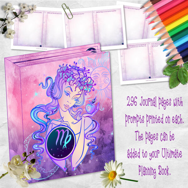 Astral Zodiac Virgo Ultimate Journaling Pages