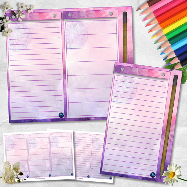 Astral Zodiac Cancer Shopping List And Meal Planner Pad