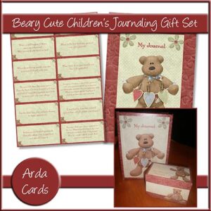 Beary Cute Children's Journaling Gift Set