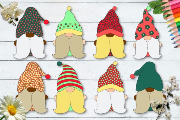 Bittersweet Chorus Gnomes CU Clipart