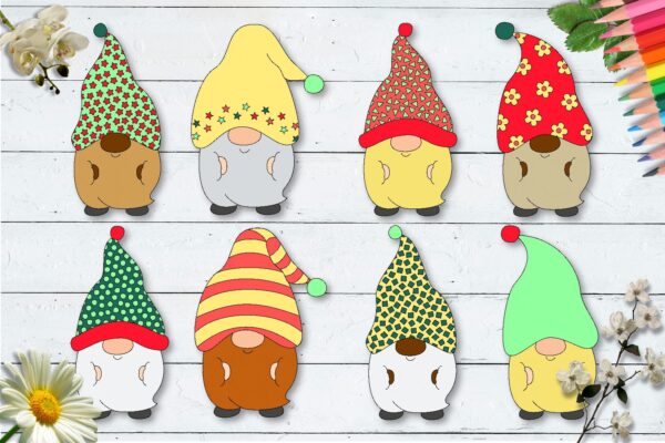 Bittersweet Chorus Gnomes CU Clipart