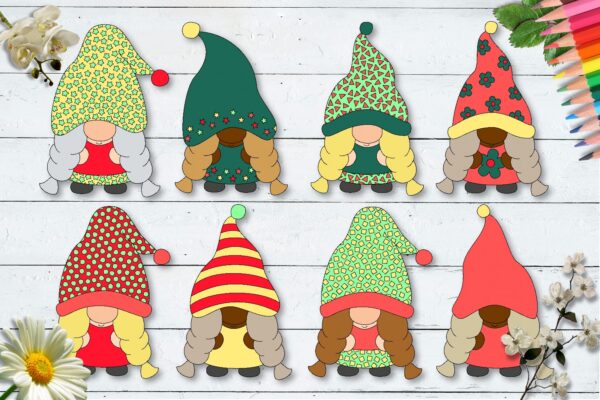 Bittersweet Chorus Gnomes CU Clipart