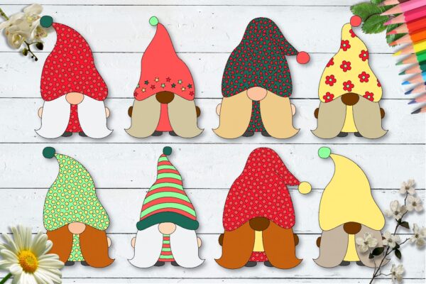 Bittersweet Chorus Gnomes CU Clipart