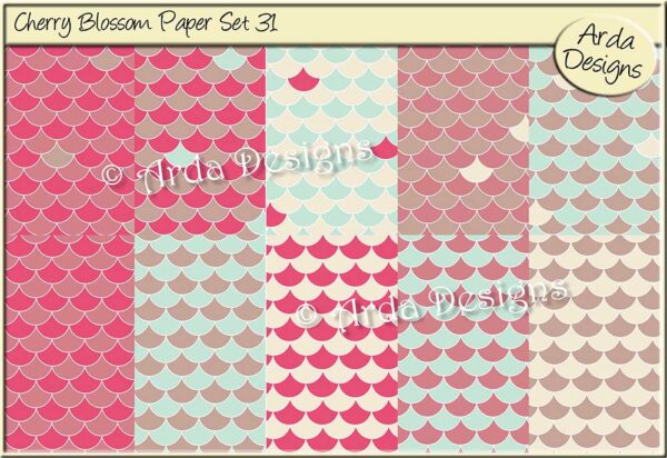 Cherry Blossom Papers Set 31