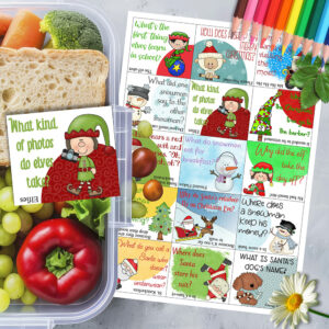 Cute Lunch Box Notes Christmas Jokes 1
