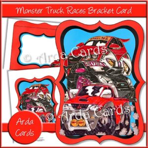 Monster Truck Races Bracket Card