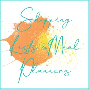 Shopping List And Meal Planner Pads