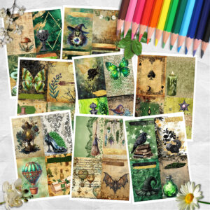 Wickedly Good Elpheba A6 Ephemera Sheets