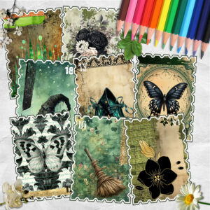 Wickedly Good Elphaba Individual Ephemera Stamps