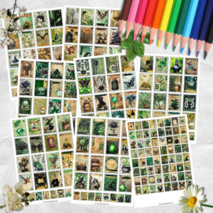 Wickedly Good Elphaba Faux Stamp Sheets