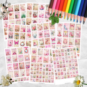 Wickedly Good Glinda Faux Stamp Sheets